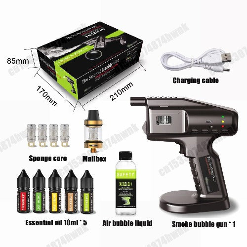 Cocktail Smoke Bubble Gun & Kit