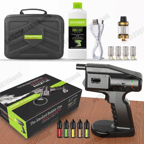 Cocktail Smoke Bubble Gun & Kit