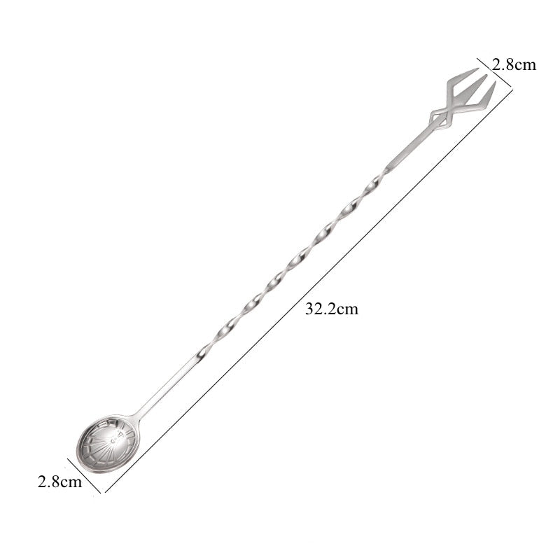 32cm Bar Cocktail Spiral Mixing Spoon