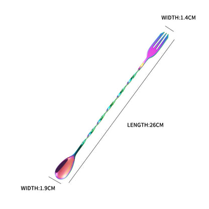 32cm Bar Cocktail Spiral Mixing Spoon